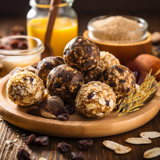 Boules d'énergie à l'avoine et au chocolat