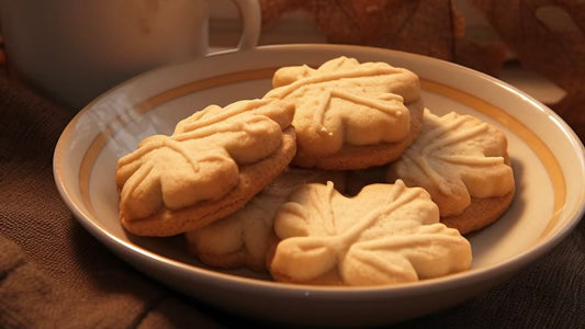 biscuits feuille d'érable maison