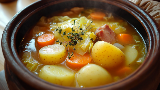 bouilli de légumes d'été traditionnel québécois