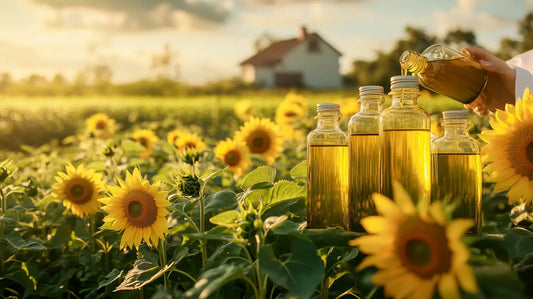 un champ de tournesol