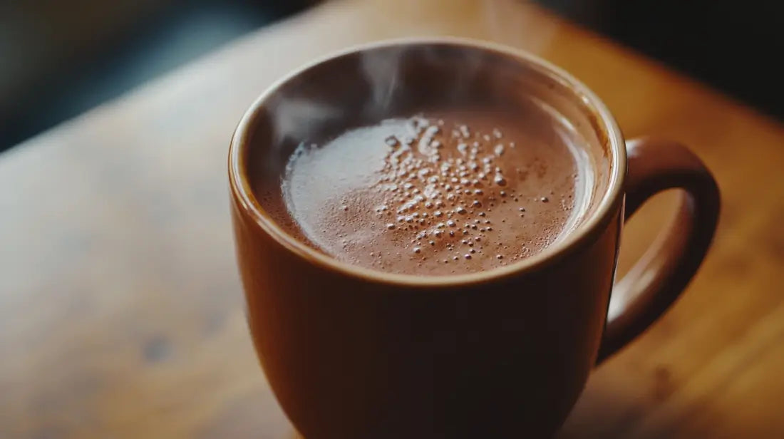 Chocolat Chaud Noir, Faible en Sucre