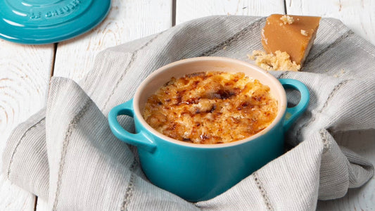 crème brûlée à l'ail noir