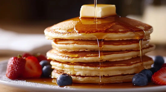 crêpes au babeurre et sucre d'érable