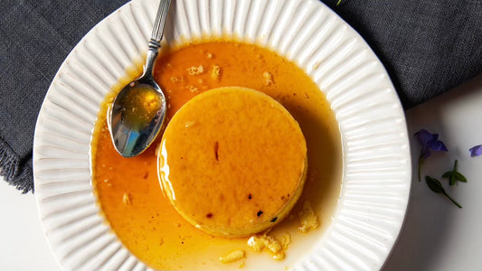 flan au sirop d'érable