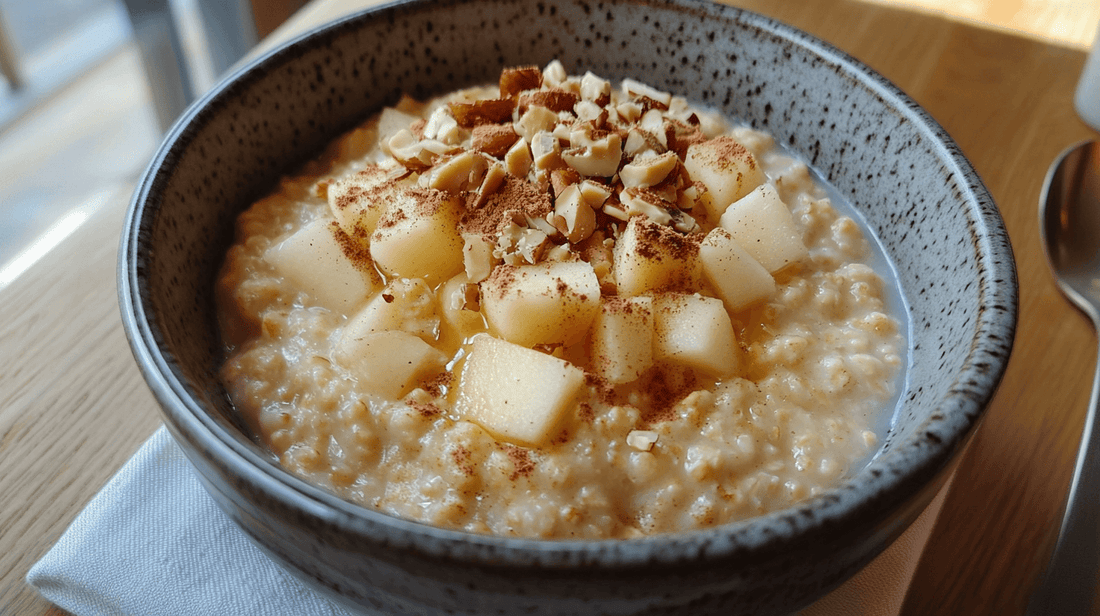 Gruau Réconfortant aux Pommes et Cannelle