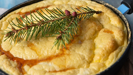 omelette soufflée au sapin