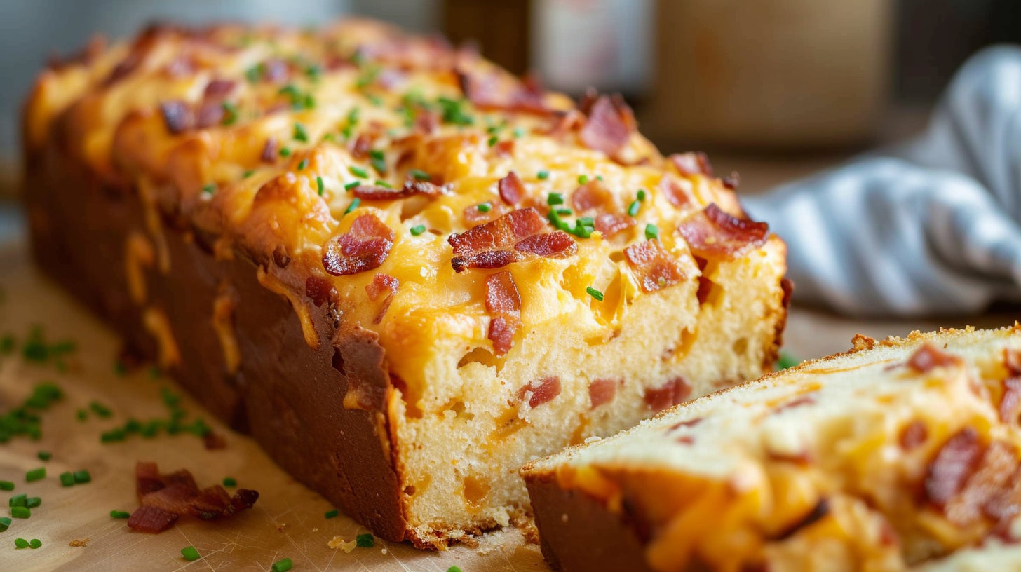 Express Bread with Cheddar and Bacon