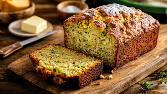 pain de courgettes et sucre d'érable